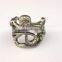 New Design Pirates Of The Caribbean Octopus People Vintage Bronze/Silver Alloy Ring