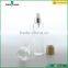 100/130ml clear empty lotion glass bottle