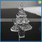 wholesale suppliers Christmas decor gift christmas tree/ clear christma glass ornament craft