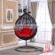 factory price outdoor furniture PE rattan egg shaped swing chair,hanging hammocks with stand,Outdoor Swinging Egg Chair