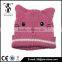 popular winter cat ear knitted hat