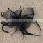 Women's Hat Style Cap With Feather Bowknot Fascinator Party Decor Hair Clip