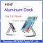 UP Brand Desk Holder Aluminum Dock For 3.5"- 6" Smart Phone And 7"-10" Tablet PC
