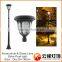 3W Aluminum glass lens solar post light solar LED garden light