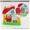 Cute electric learning cartoon toy house with music for baby