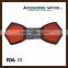 men's wood bow tie real natural wood 100% handmade bowtie wooden bowtie fashionable wholesale