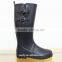 lady sexy comfortable waterproof over knee rubber boots with buckle