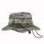 camouflage bucket cap with strings wholesales