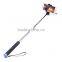 2017 trending products selfie stick cable foldable all-in-one monopod