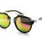 2015 new arrival popular metal mirror lens sunglasses