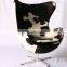 Modern Arne Jacobsen Replica Pony Egg Chair Cowhide
