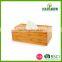 Hot Selling Square Bamboo Tissue Box/wooden Paper Box