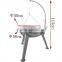 Perfect hanging flame swing charcoal grill