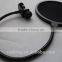 Studio Recording Windscreen Microphone For Singing , Double Mesh Gooseneck Microphone For Noise Filter