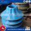 2016 hot sale cone crusher spare parts concave and mantle wearing parts