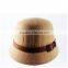 New Style Custom Wool Cap Felt Fedora Leopard Hats For Fashion With Fur Buckle