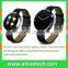 1.22" IPS round screen leath strap smart wristwatch with heart rate monitor DM360 D360 S360