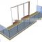 Aluminum tempered glass railing/aluminum balcony/stair railing