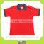 custom red men's cotton pique t shirt