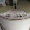 Hot sale Aluminum Curved Solid surface Reception Desk for Exhibition display