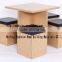 cheapest dining table with 4 storage tools