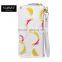 fashion zippered ladies long purse women wallets clutches genuine leather