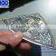 Exterior adhesive embossed Metal label for wine bottle