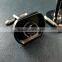 13x18mm setting size steam punk watch movement gun black DIY base tray French cufflink supplies cuff link findings 1500031