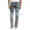 Biker Jeans Blue Denim jeans pantalon (LOTK057)