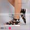 New fashion design flat casual jelly female shoes 2016