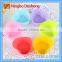 OEM supplied FDA LFGB colorful funny frog shape silicone cake mould