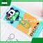 office stationery personalized plastic pvc cartoon paper clip holder