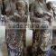 Antique wooden carving religion Virgin Mary statue