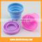 Silicone Folding Mug Cup, Food Grade Silicone Drinking Cup, Collapsible Silicone Cup