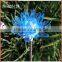 Solar Powered Iron Garden Flower Stake Rotating Solar Garden Lights