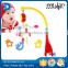 Bettery operation Plastic Musical Baby Bed Hanging Toy