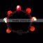 Halloween flashing deluxe pumpkins string lights led bracelet