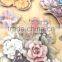 3D Elegant Lily & Sunflower & Butterfly Design Sticker, Decorative Glitter Sticker with Color Gems/Rhinestone