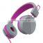 Best Selling High Quality Colorful Customizable Children Headphones with Mic