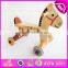 2016 new design baby wooden horse walker,new fashion rocking horse baby walker, high quality baby walker W16A015