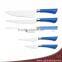 5pcs Non Stick Coating ABS Handle Kitchen Knife Set