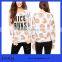 New arrival 2016 women trendy print hoodies,fashion wholesale all over print hoodies