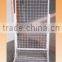 Gridwall panels with double wire on vertical sides gridwall panel