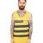 Cheap yellow and black striped one size fit all tank top