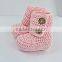 Wholesale Baby Shoes Crochet Kid Shoes Warm Winter Snow Pink Knitting Shoes