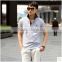 2017 the new men's cultivate one's morality short sleeve T-shirt lapel polo shirt in summer