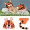 Cute Baby Tiger Pattern Crochet Knit Photography Props Outfit Infant Toddler Hat and Diaper Cover For 3-24 Months
