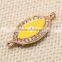 Rhinestone Crystal Oil Drip Evil Eye Beads Pendant Turkish Lucky Eye Pendant
