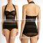 New Fancy Design Sexy Ladies Black Sheer stretch-mesh One Piece Swimsuit