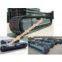 Screeing and crushing machine steel track undercarriage